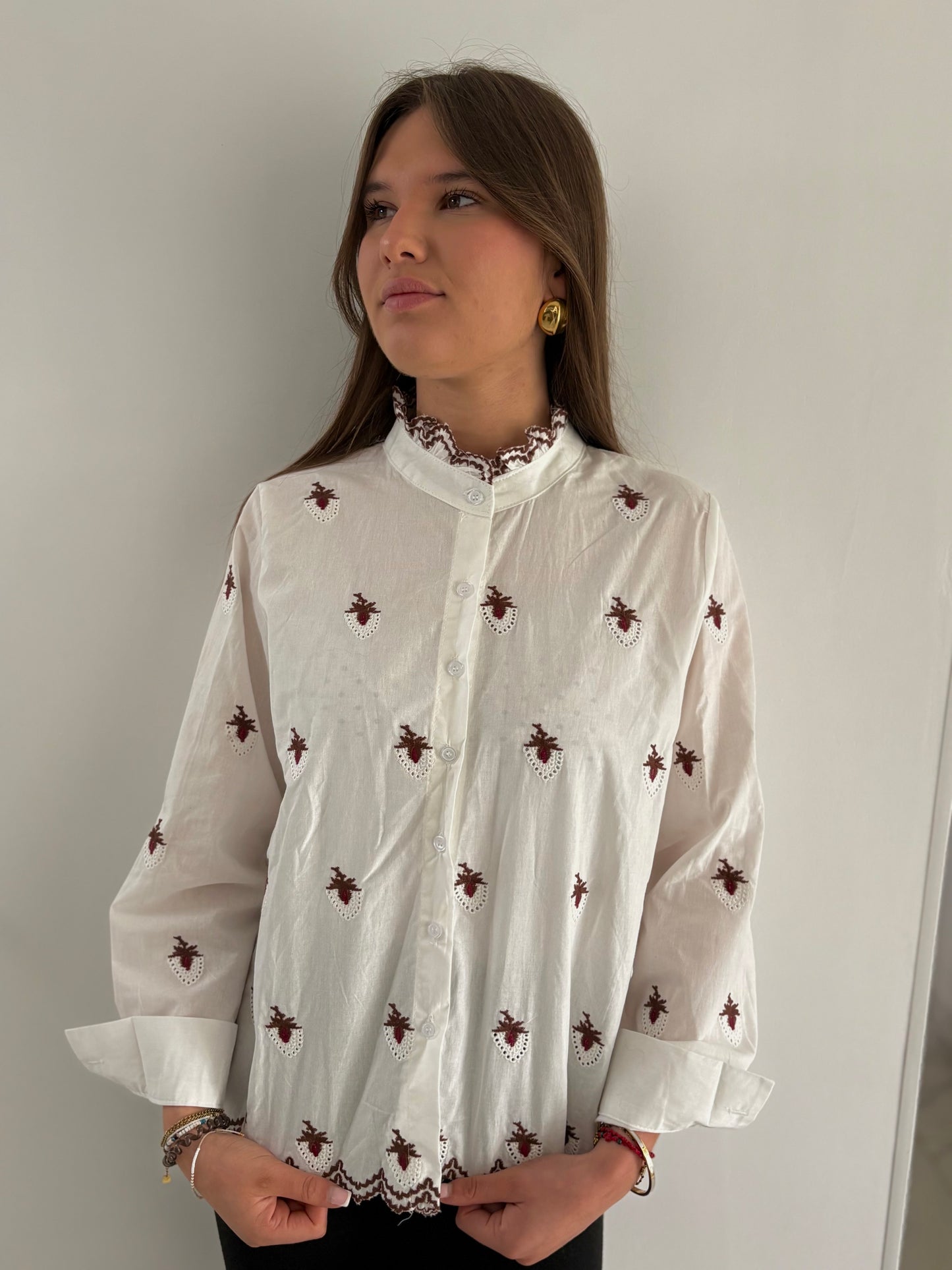 Chemise Broderie Royale