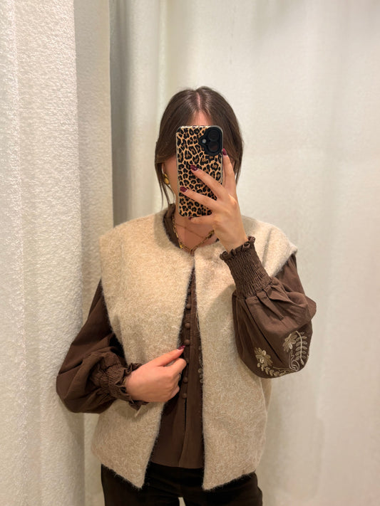 Gilet Gina beige