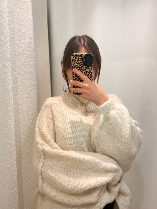 Pull Mila beige