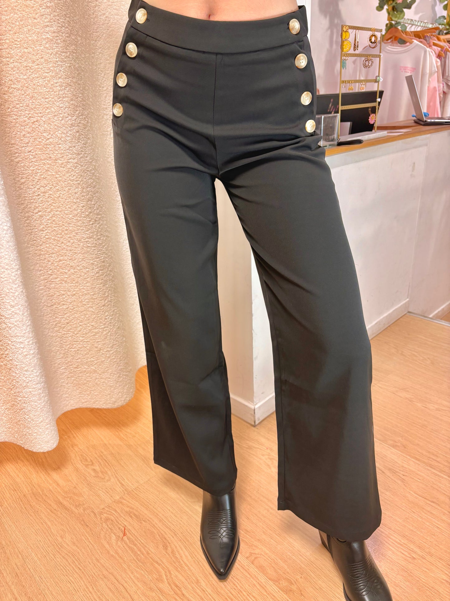 Pantalon pont noir Suzane