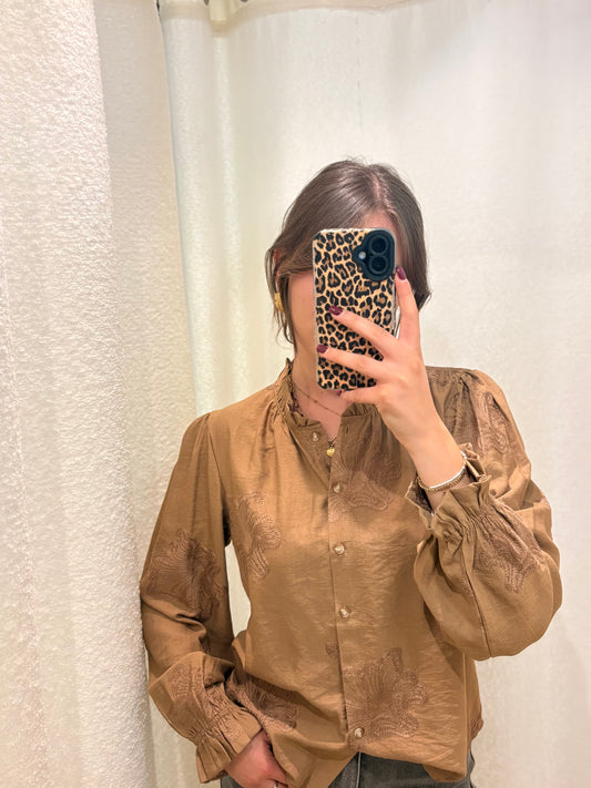 Blouse Camelia taupe