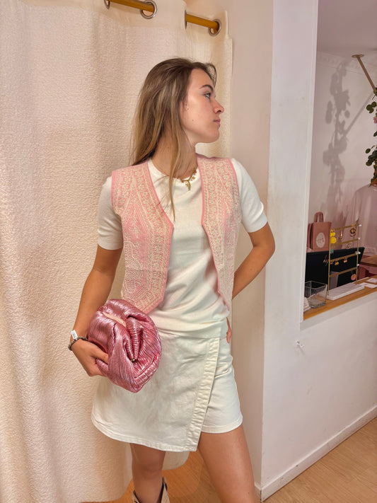 Gilet rose