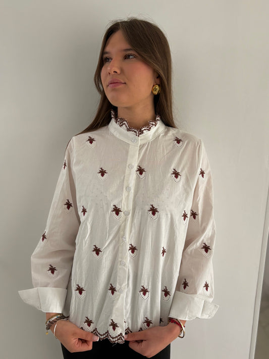 Chemise Broderie Royale