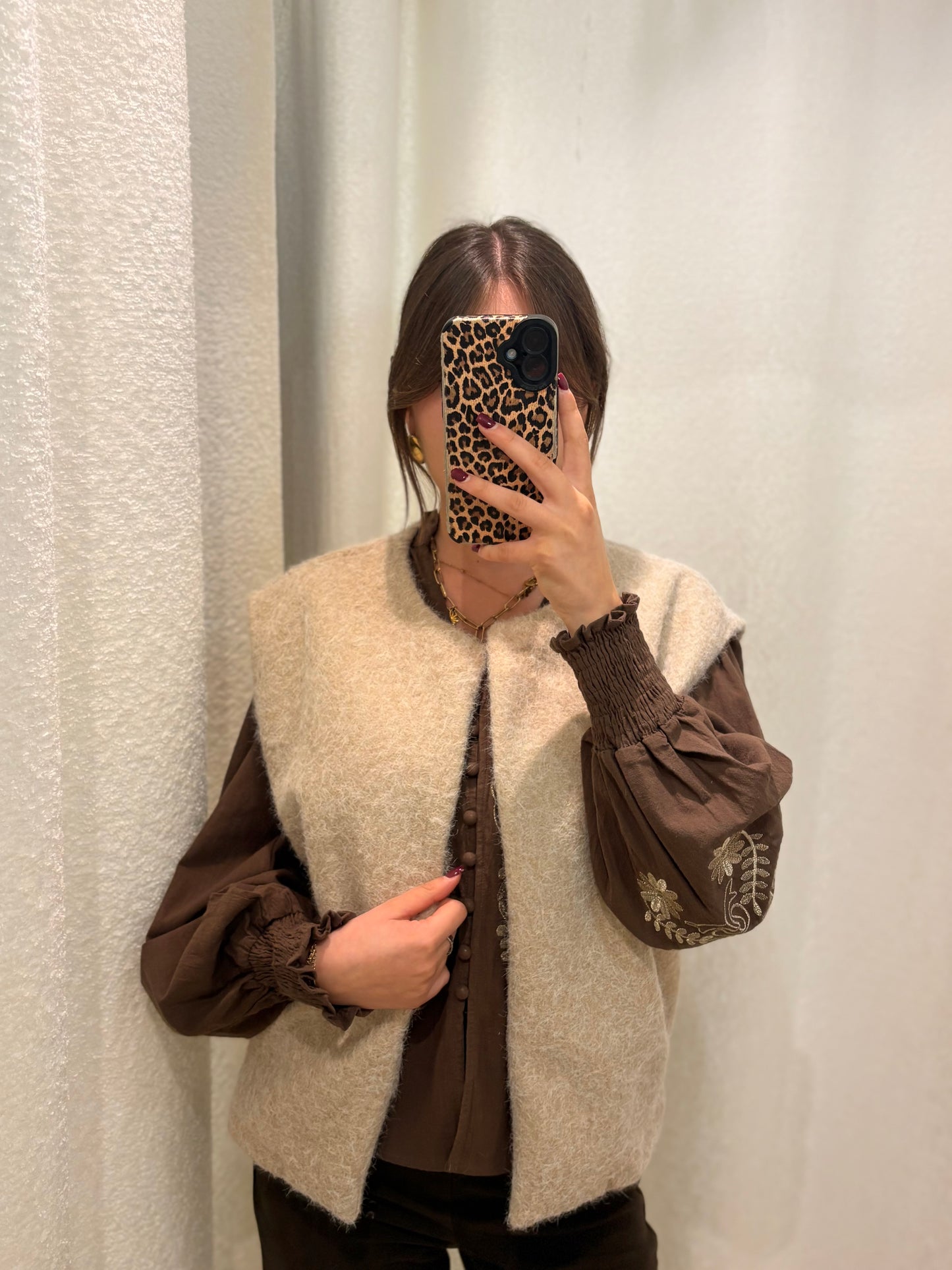 Gilet Gina beige