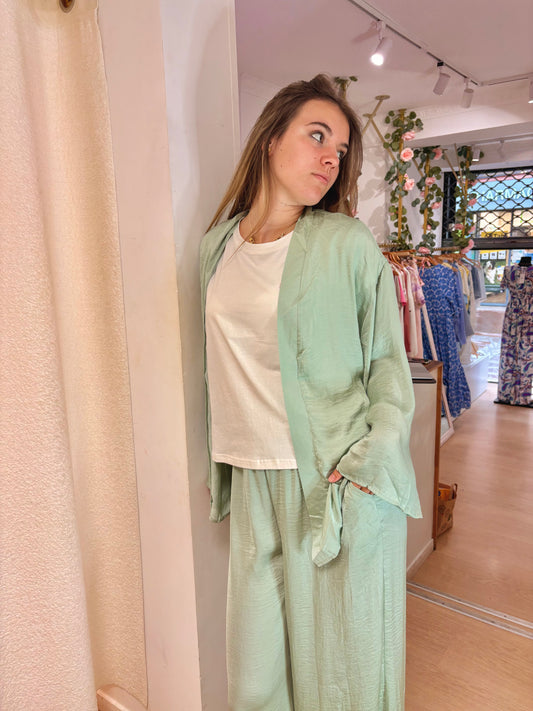Ensemble Romane vert