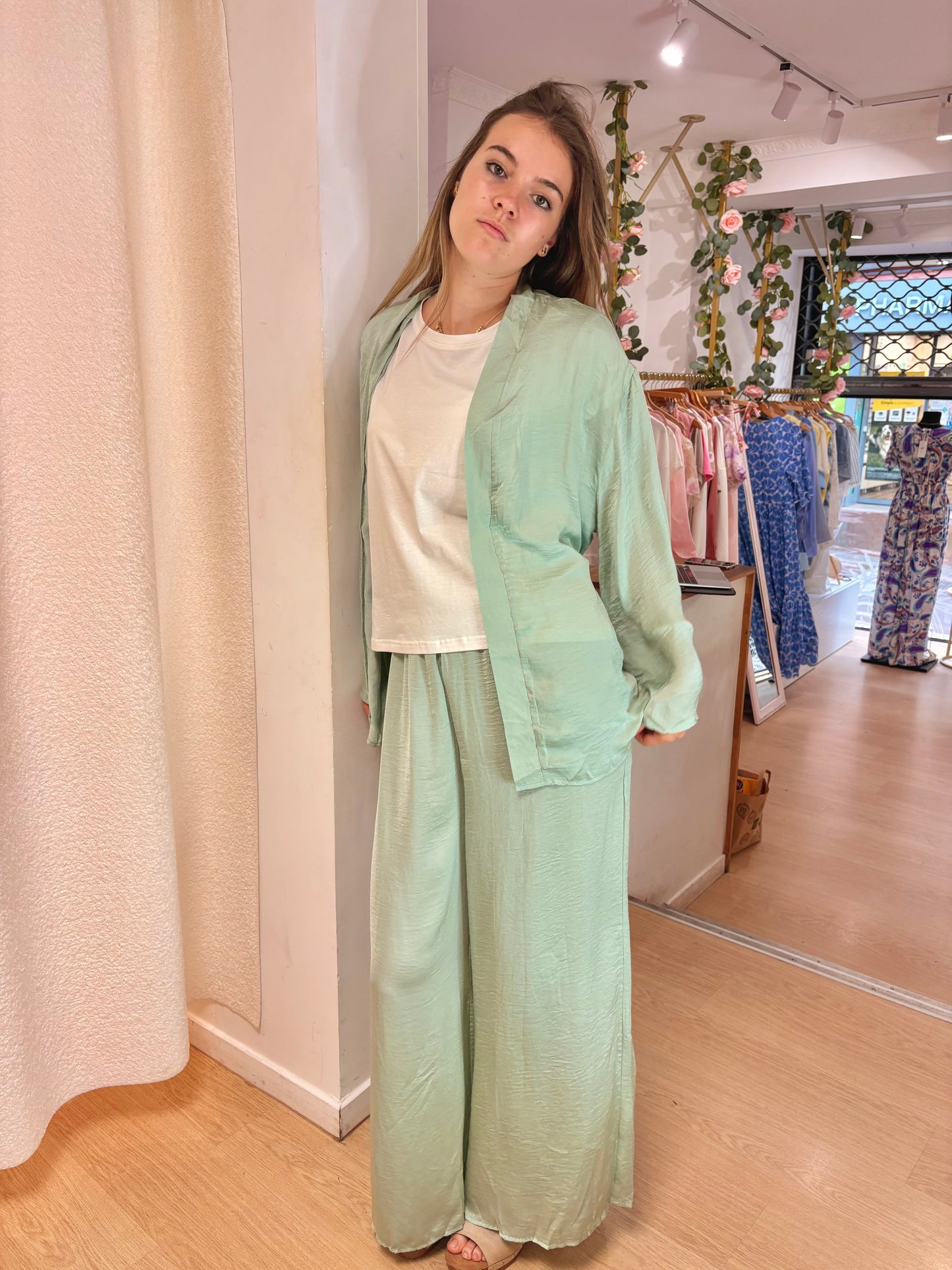Ensemble Romane vert